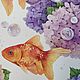 Goldfish and hydrangea. Pictures. evaentin (EvaEntin). My Livemaster. Фото №5