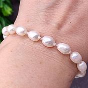Украшения handmade. Livemaster - original item Mini Bracelet with natural white pearls. Handmade.