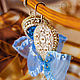 Blue earrings with bows Elena Aquamarine. bead earrings. Earrings. LADY-LIZA jewelry shop. My Livemaster. Фото №6