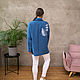 Linen  viscose Shirt with embroidery. Shirts. natali. My Livemaster. Фото №9