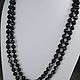 Natural Black Agate Long Beads. Beads2. naturalkavni. My Livemaster. Фото №5