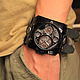 Наручные часы унисекс с кожаным браслетом "Сеть", Часы наручные, Москва,  Фото №1