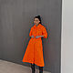 Jackets: Quilted jacket (orange). Outerwear Jackets. cashmerestory. Online shopping on My Livemaster.  Фото №2