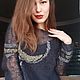 Свитер из мохера с пайетками. Пуловеры. LadyKnitting (Natasha_knitrussia). Интернет-магазин Ярмарка Мастеров.  Фото №2