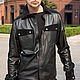 Men's leather shirt, Mens shirts, Pushkino,  Фото №1