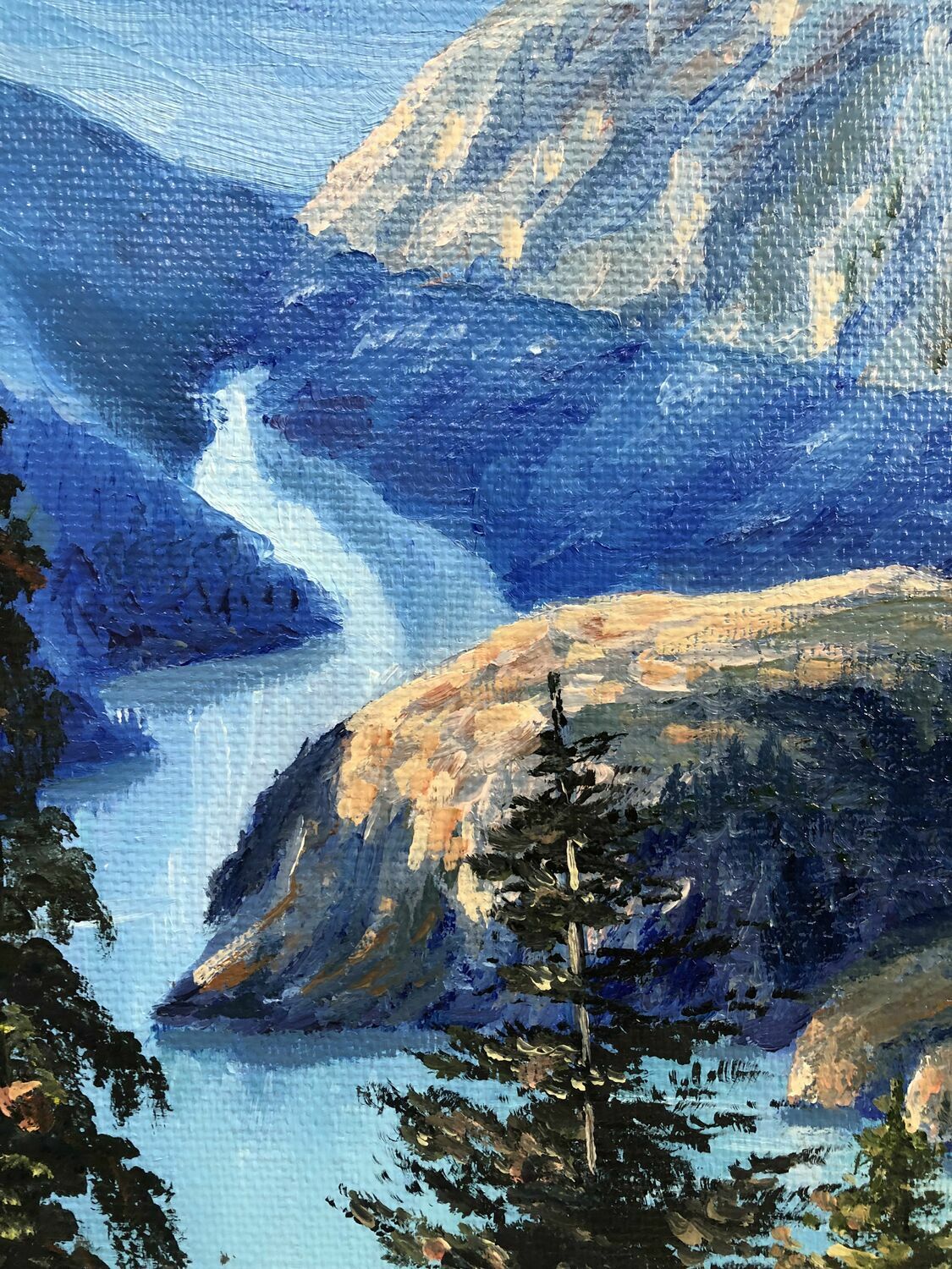 Картина Горы маслом на холсте в интернет-магазине на Ярмарке Мастеров ...