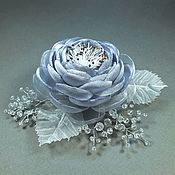 Украшения handmade. Livemaster - original item Silver Rose Handmade Flower Brooch. Handmade.