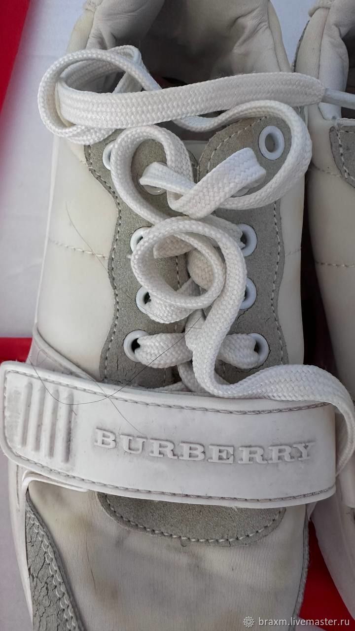 Винтаж: BURBERRY кожаные кроссовки оригинальные 37 размер купить в ...