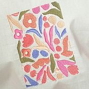 Дизайн машинной вышивки Ветка с цветами