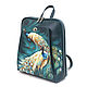 Backpack'Peacocks'. Backpacks. Pelle Volare. Online shopping on My Livemaster.  Фото №2