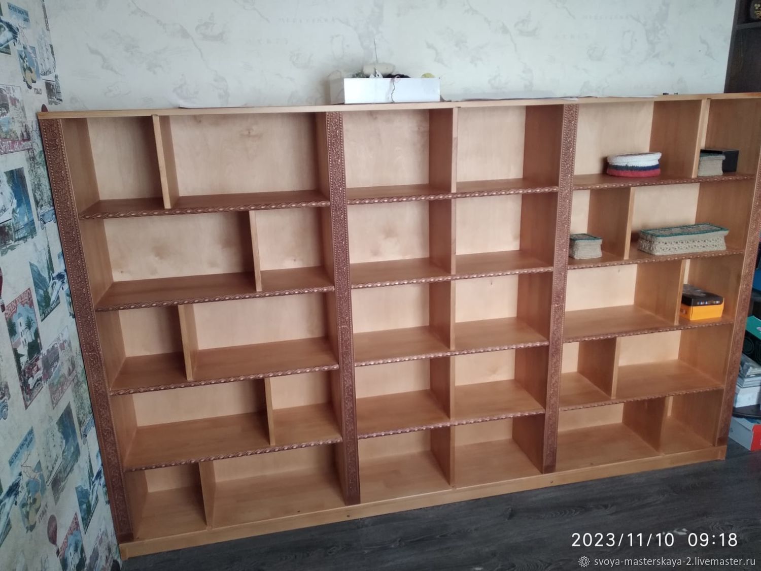 Стеллажи: стеллаж из массива дерева в интернет-магазине Ярмарка ...