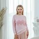 The April sweater is pink. Sweaters. Designer clothing Olesya Masyutina. My Livemaster. Фото №4