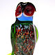 Interior figurine made of colored glass woodsy Owl Stanislaus. Figurines. In Glass. Online shopping on My Livemaster.  Фото №2