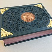 Сувениры и подарки handmade. Livemaster - original item Tafsir of the Qur`an As-Saadi (Leather book). Handmade.