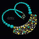 Order Turquoise Necklace (393) designer jewelry. Svetlana Parenkova (parenkova). Livemaster. . Necklace Фото №3