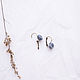 Blueberry  earrings, Valentine's Day gift for her. Earrings. Sweet Rose. My Livemaster. Фото №4