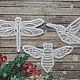 Set of Christmas tree toys Dragonfly, Bee, Bird(large), Christmas decorations, Moscow,  Фото №1