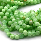 Материалы для творчества handmade. Livemaster - original item Onyx green 8mm, 28951141 beads ball smooth, natural stones. Handmade.