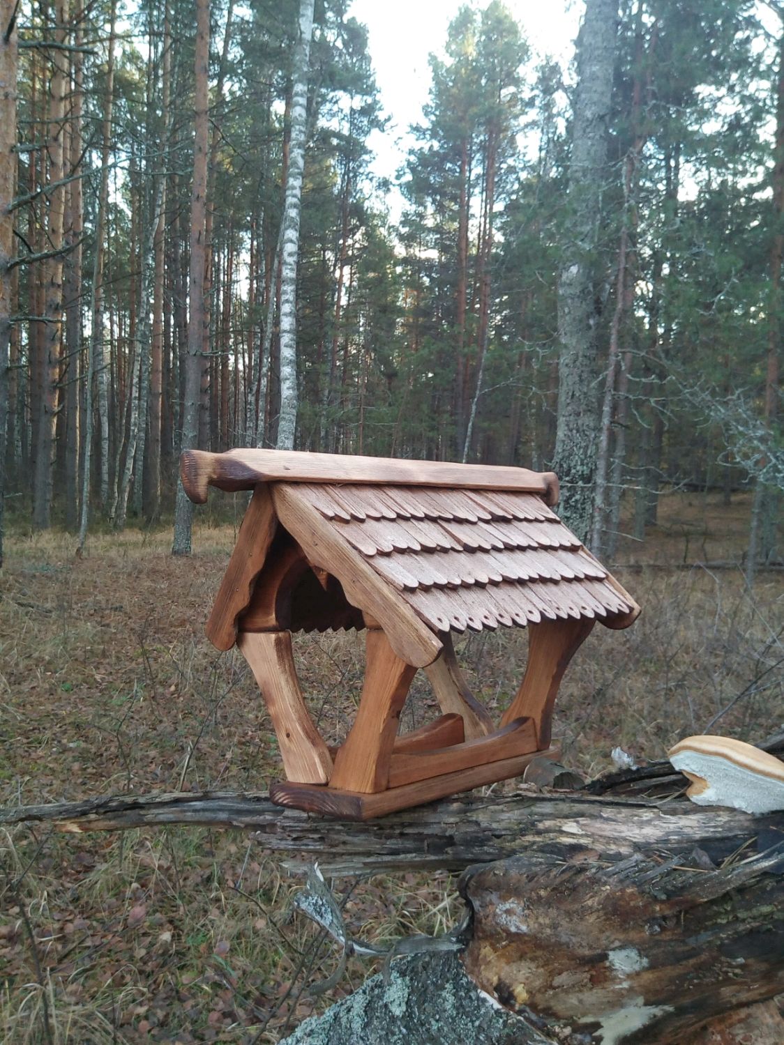 Кормушка для птиц из дерева в интернет-магазине на Ярмарке Мастеров ...