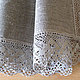Linen tablecloth grey, size 1.1 m x 1.1 m, Tablecloths, Jelgava,  Фото №1