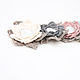 Order Flower brooch made of linen with pearls, crocheted brooch, barrette white grey len. Ritasdreams (ritasdreams). Livemaster. . Brooches Фото №3
