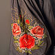 Grey embroidered blouse 'Charm rose' hand stitch. Blouses. KVITKA. Online shopping on My Livemaster.  Фото №2