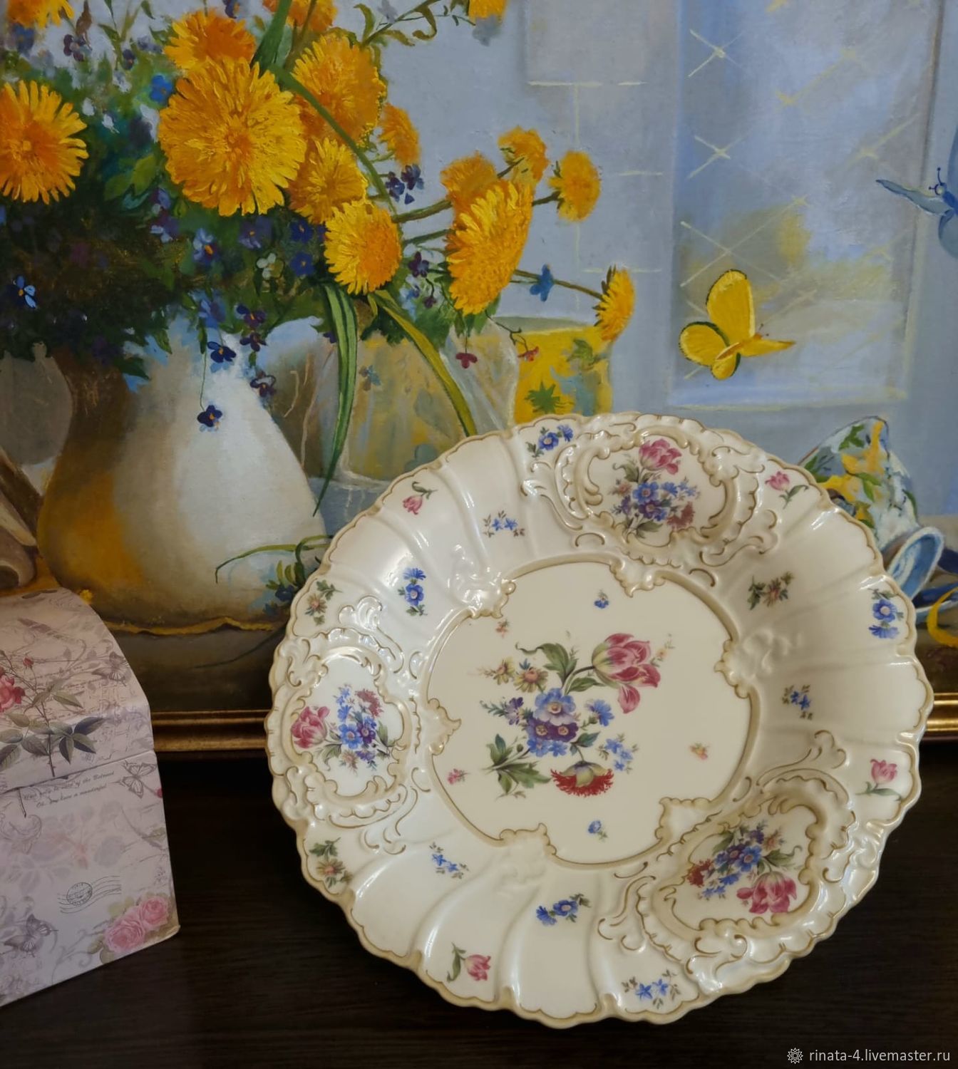 Винтаж: Блюдо тарелка для сервировки большое фарфор в интернет-магазине ...