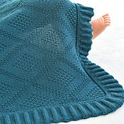 Knitted overalls and booties for girls 