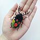 Spring stag beetle, Brooches, Ertil,  Фото №1