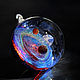 Pendant ball Three planets. Galaxy. Cosmic Jewelry. Universe, Pendants, Moscow,  Фото №1