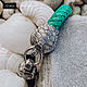 Silver bracelet Turtle, leather. Braided bracelet. totemicashop. My Livemaster. Фото №5