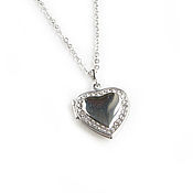 Украшения handmade. Livemaster - original item Heart Pendant, Heart pendant, Locket pendant silver. Handmade.