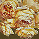 Painting 'Golden roses' oil on canvas 60h90cm. Pictures. vestnikova. Online shopping on My Livemaster.  Фото №2