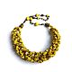 Lariat beads yellow ' citron'. Lariats. Beaded jewelry by Marina Ikkes. Online shopping on My Livemaster.  Фото №2