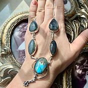 Украшения handmade. Livemaster - original item Blue Labradorite necklace. Handmade.