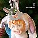 Заказать "ЗАЙКА С ГРИБОЧКОМ". КУКОЛЬНАЯ СТРАНА Doll Country. Ярмарка Мастеров. . Интерьерная кукла Фото №3