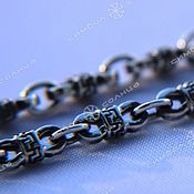 Русский стиль handmade. Livemaster - original item Chain, bracelet Perun 88 (5 mm). Handmade.