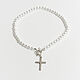 Pearl pendant with cross, Pendants, Moscow,  Фото №1