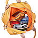 Bolsa de viaje de cuero 'City' (ocre). Travel bag. Russian leather Guild. Ярмарка Мастеров.  Фото №5