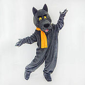 Активный отдых и развлечения handmade. Livemaster - original item Grey Wolf. Mascot. Handmade.