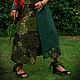 Simple wraparound jacquard skirt «Jardin», Skirts, Moscow,  Фото №1