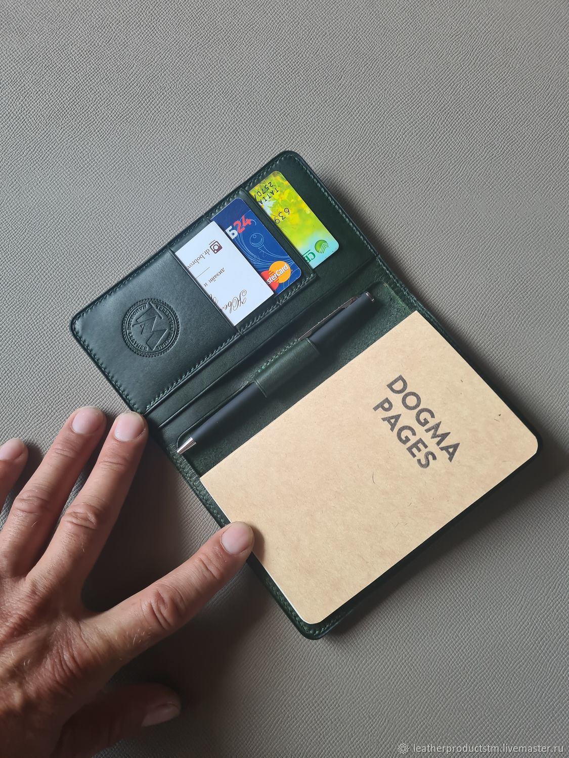 Кожаный блокнот ручной работы в интернет-магазине Ярмарка Мастеров по ...