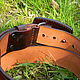Men's belt,leather,for jeans. Straps. Marik Leather Craft. My Livemaster. Фото №5