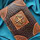 Leather notebook "WIND ROSE". Diaries. Furmani. Online shopping on My Livemaster.  Фото №2