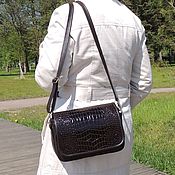 Сумки и аксессуары handmade. Livemaster - original item Bags: Bag women`s leather brown Jyoti mod S82-922. Handmade.