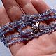  Танзанит. Бусы. Светлана Silver&Jewel. Ярмарка Мастеров.  Фото №6