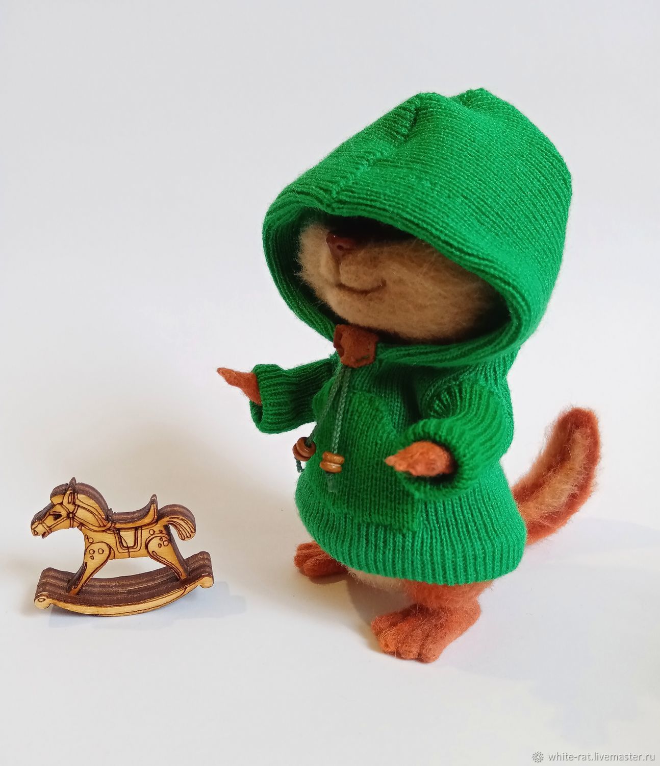 The Chipmunk Theodore, Felted Toy, Miass,  Фото №1