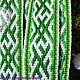 Order The belt of Solard, Kolard and Orepey is white-green with a double border. ЛЕЙЛИКА - пояса и очелья для всей семьи. Livemaster. . Belts and ribbons Фото №3