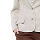Summer linen jacket. Jackets. etnoart. My Livemaster. Фото №5