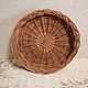 Order Round woven willow vine tray. Elena Shitova - basket weaving. Livemaster. . Trays Фото №3